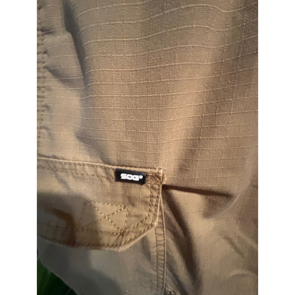 SOG Tactical Operator Cargo Pants Mens Utility Workwear Khaki Outdoor - Picture 2 of 6
